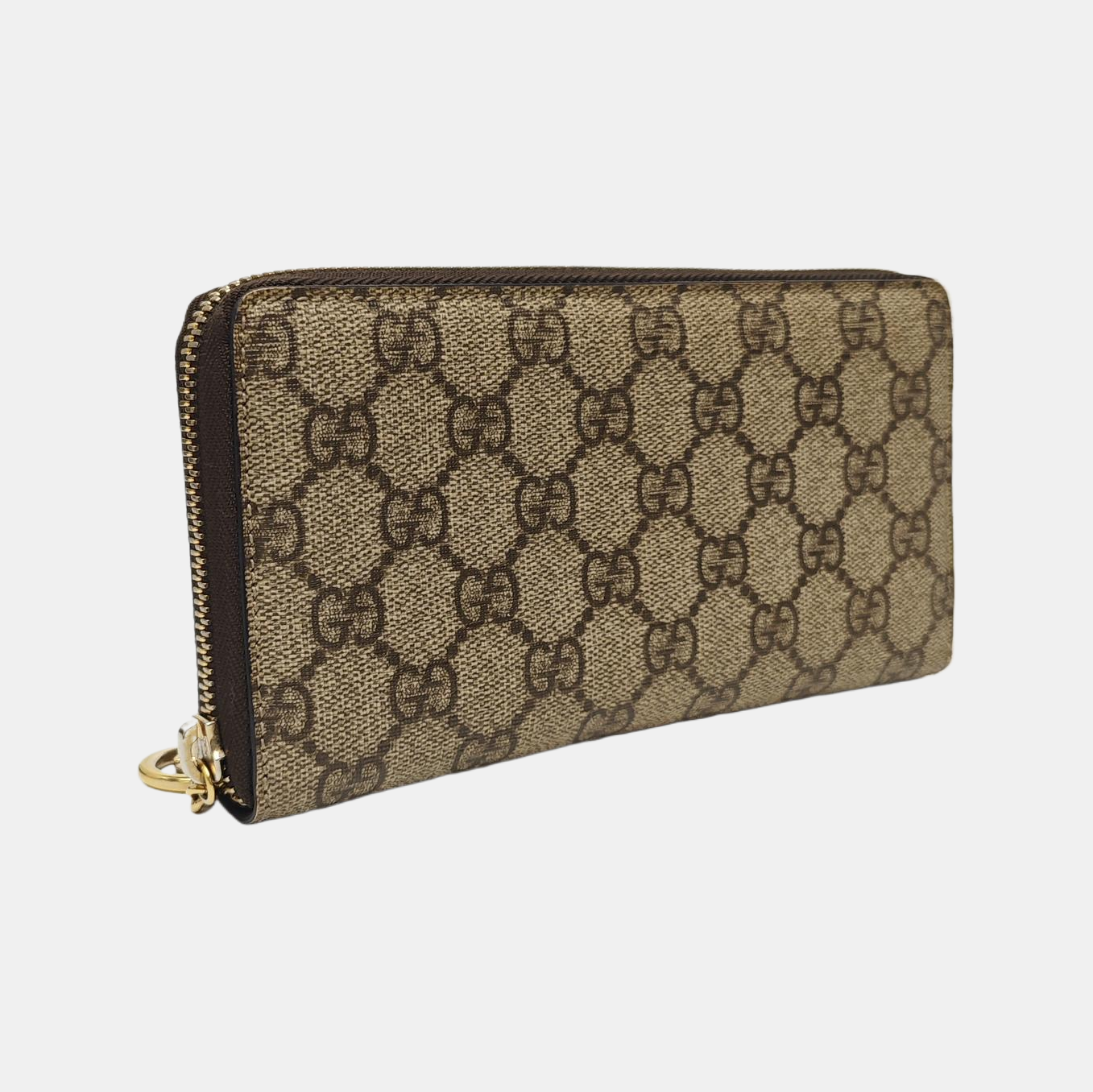 Monogram Coated Canvas Wallet Beige