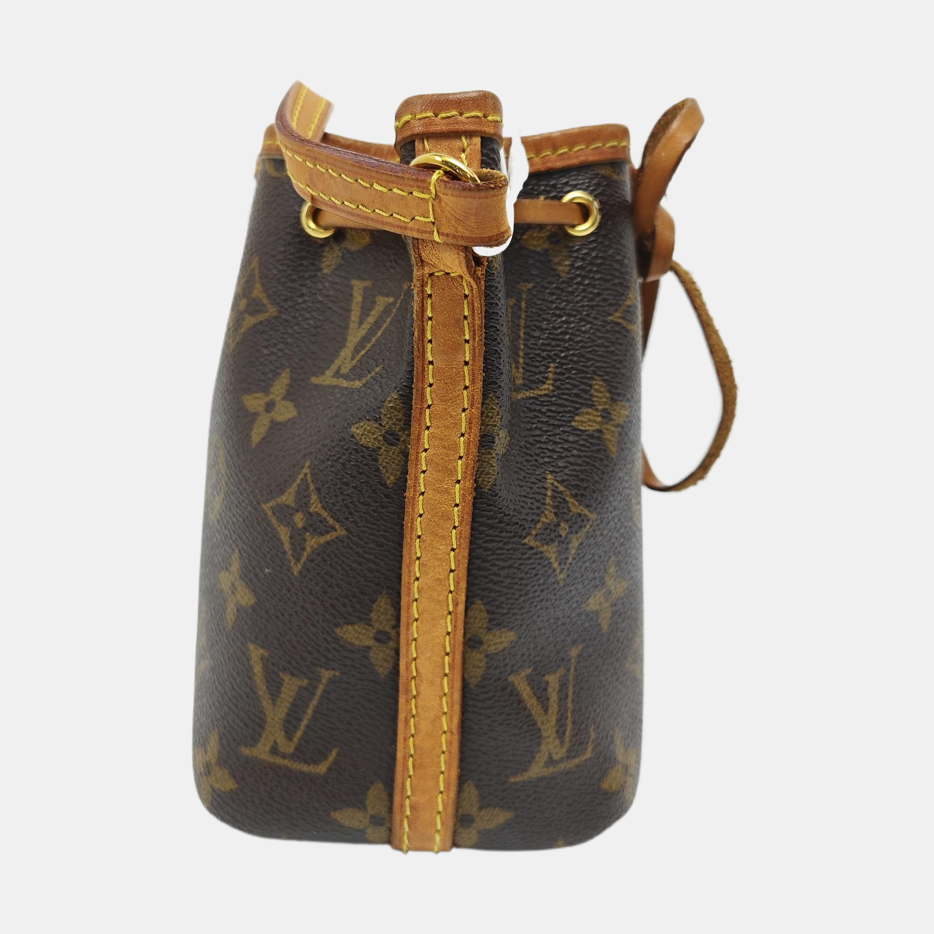 NÉONOÉ Nano Monogram Coated Canvas Brown