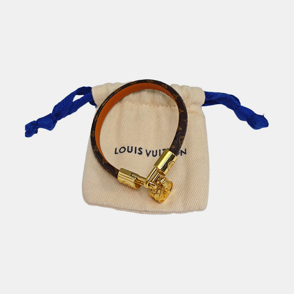 LV TRIBUTE Metal Brown Bangle