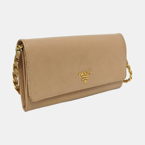 Mini Bag Saffiano Calfskin Beige