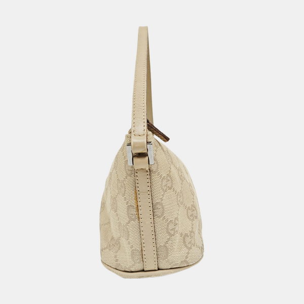 Monogram Canvas Top Handle Bag Beige