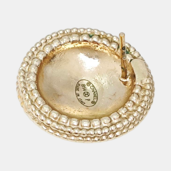 Metal Gold Stud Earrings