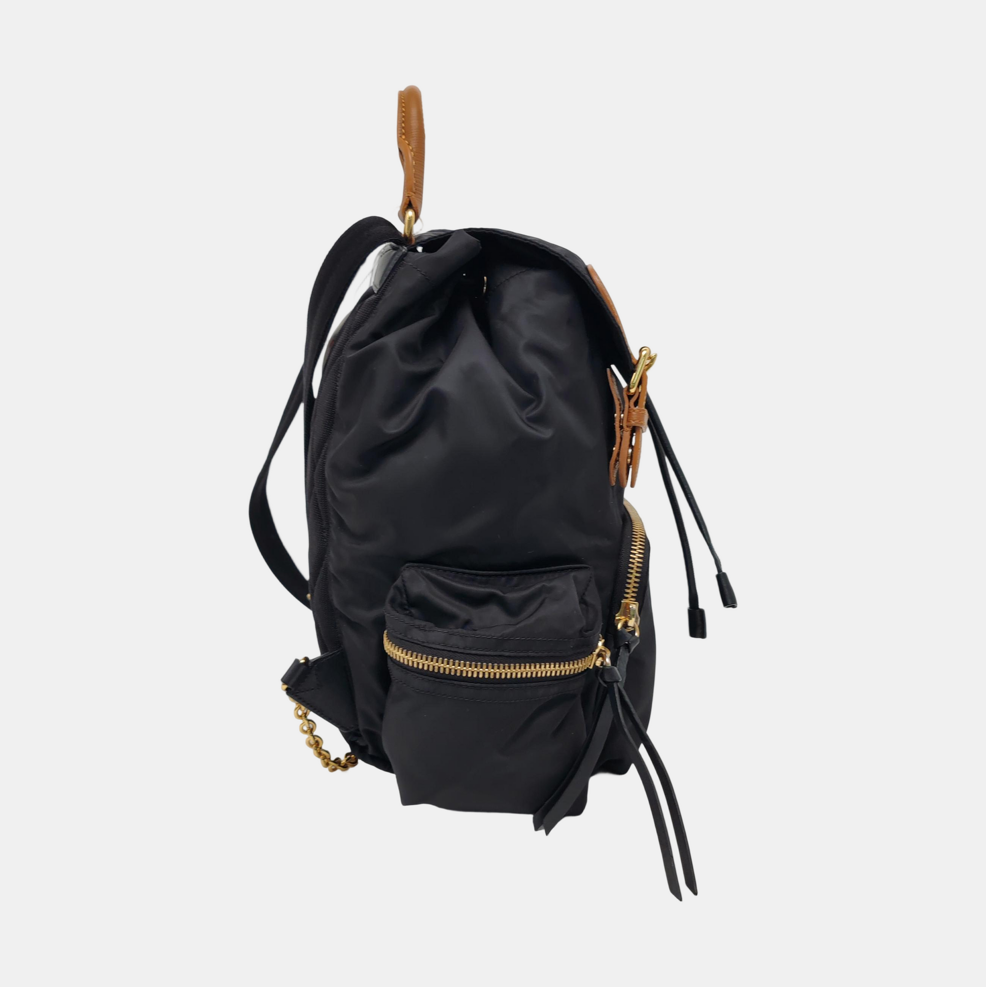 The Rucksack Nylon Black