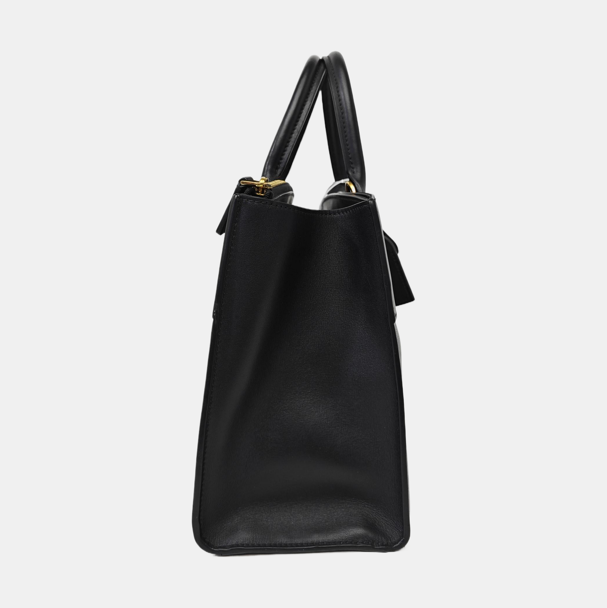 CITY STEAMER PM Calfskin Black