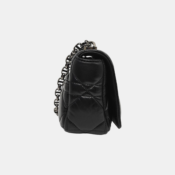 Dior Caro Small Cannage Calfskin Black