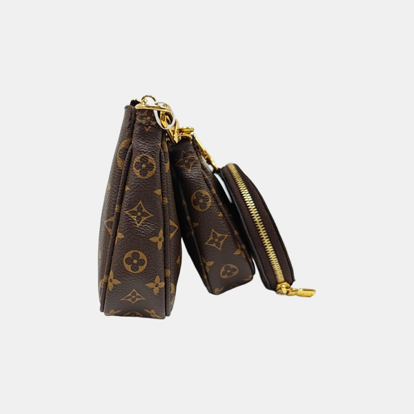 MULTI Monogram Coated Canvas Brown