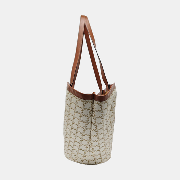 COUFFIN Large Coated Canvas White