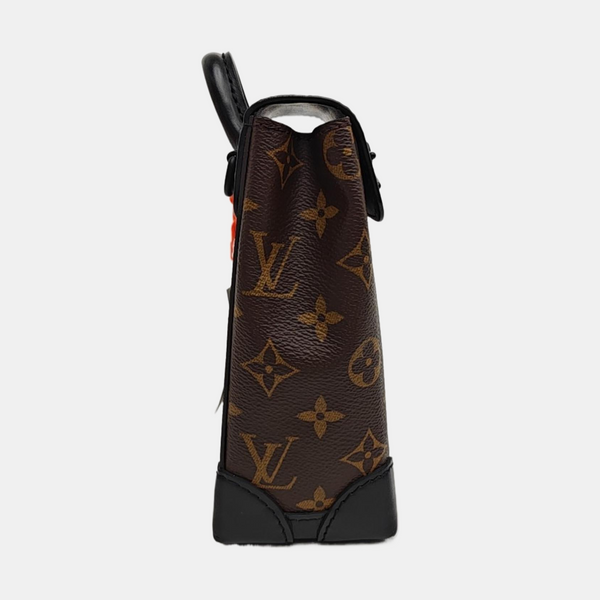 STEAMER Extra Small Monogram Coated Canvas Brown