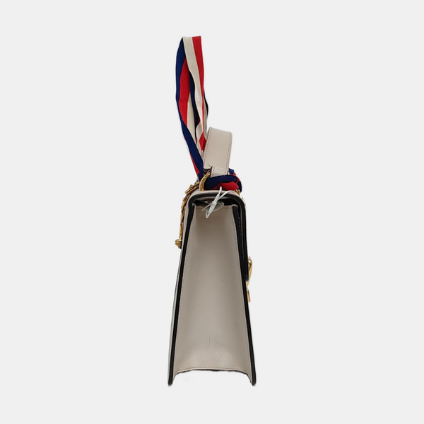 Sylvie Small Calfskin White