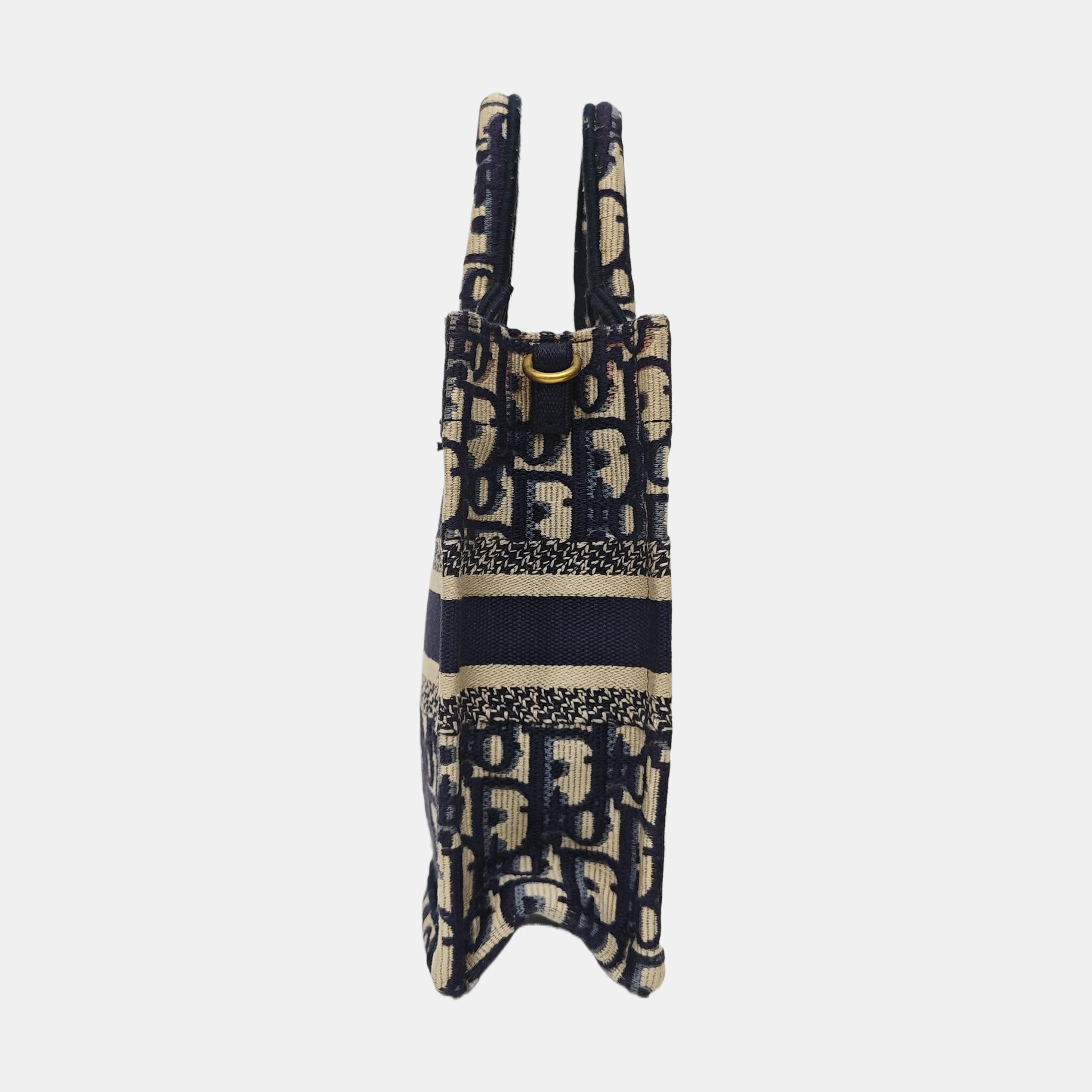 Book Tote Oblique Fabric Beige