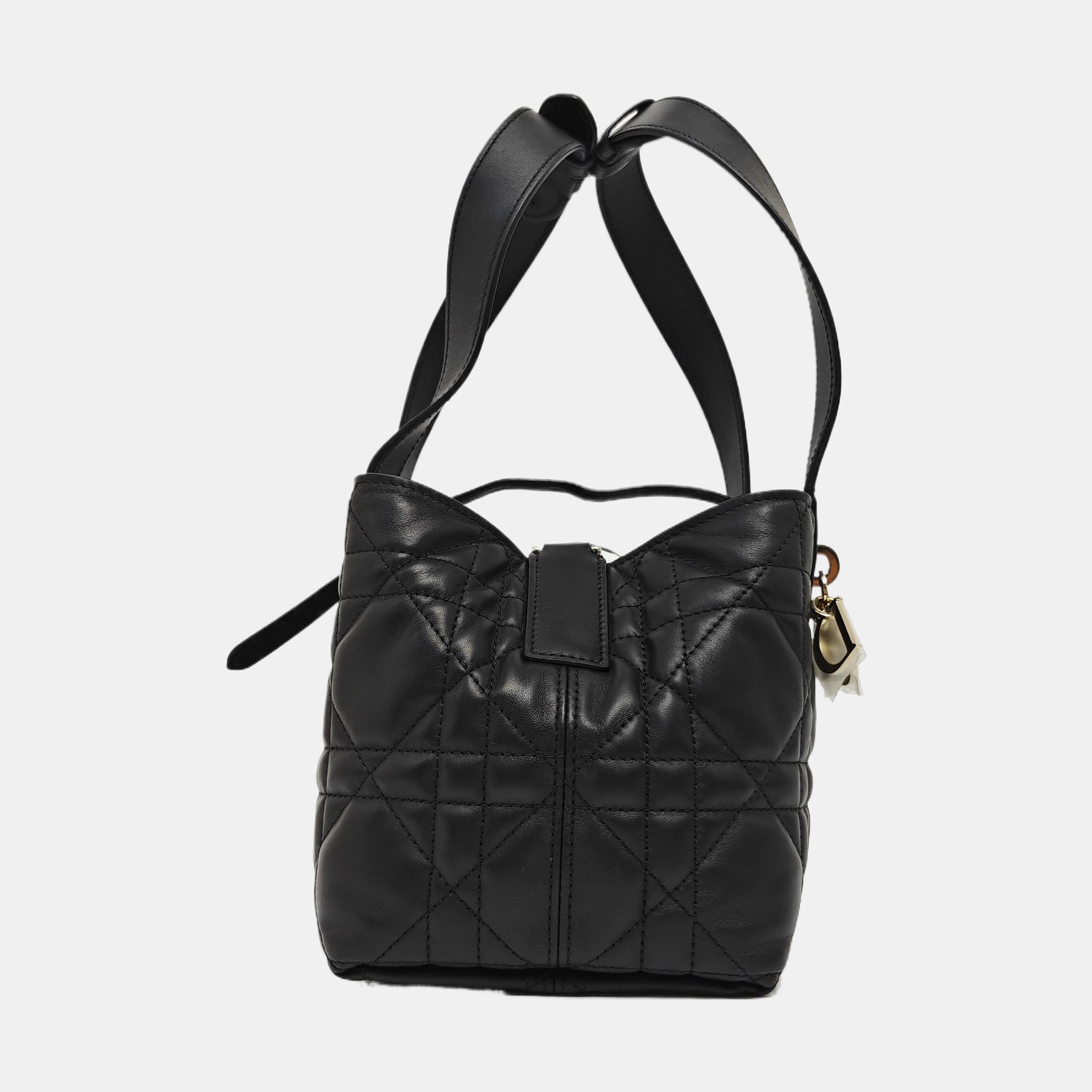 Toujours Small Cannage Calfskin Black