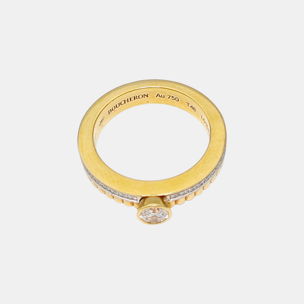 Quatre 18k Gold Ring EU 46