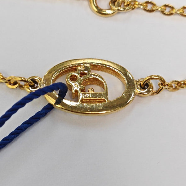 Dior Oblique Metal Gold Bracelet