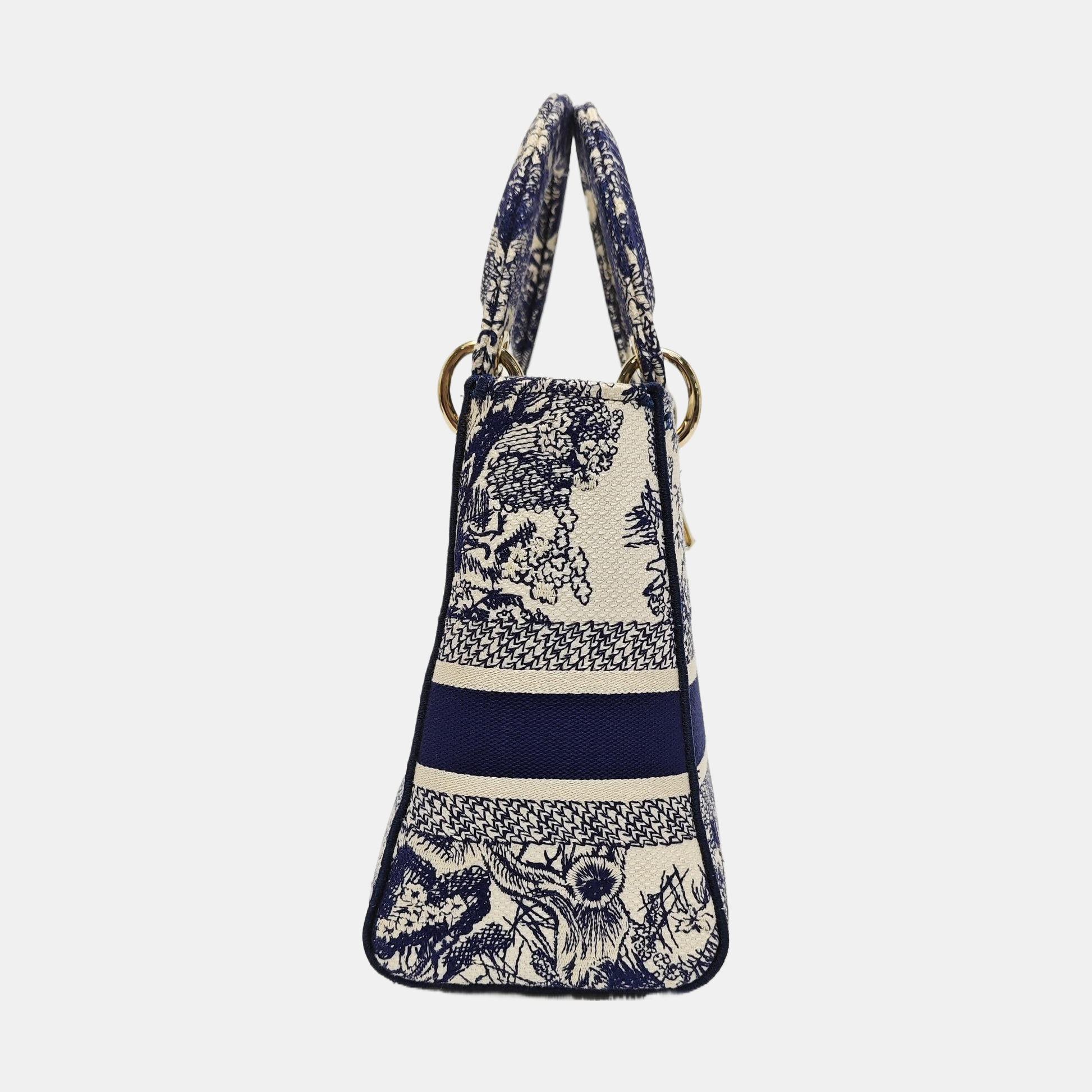 Lady D-Lite Medium Canvas Blue