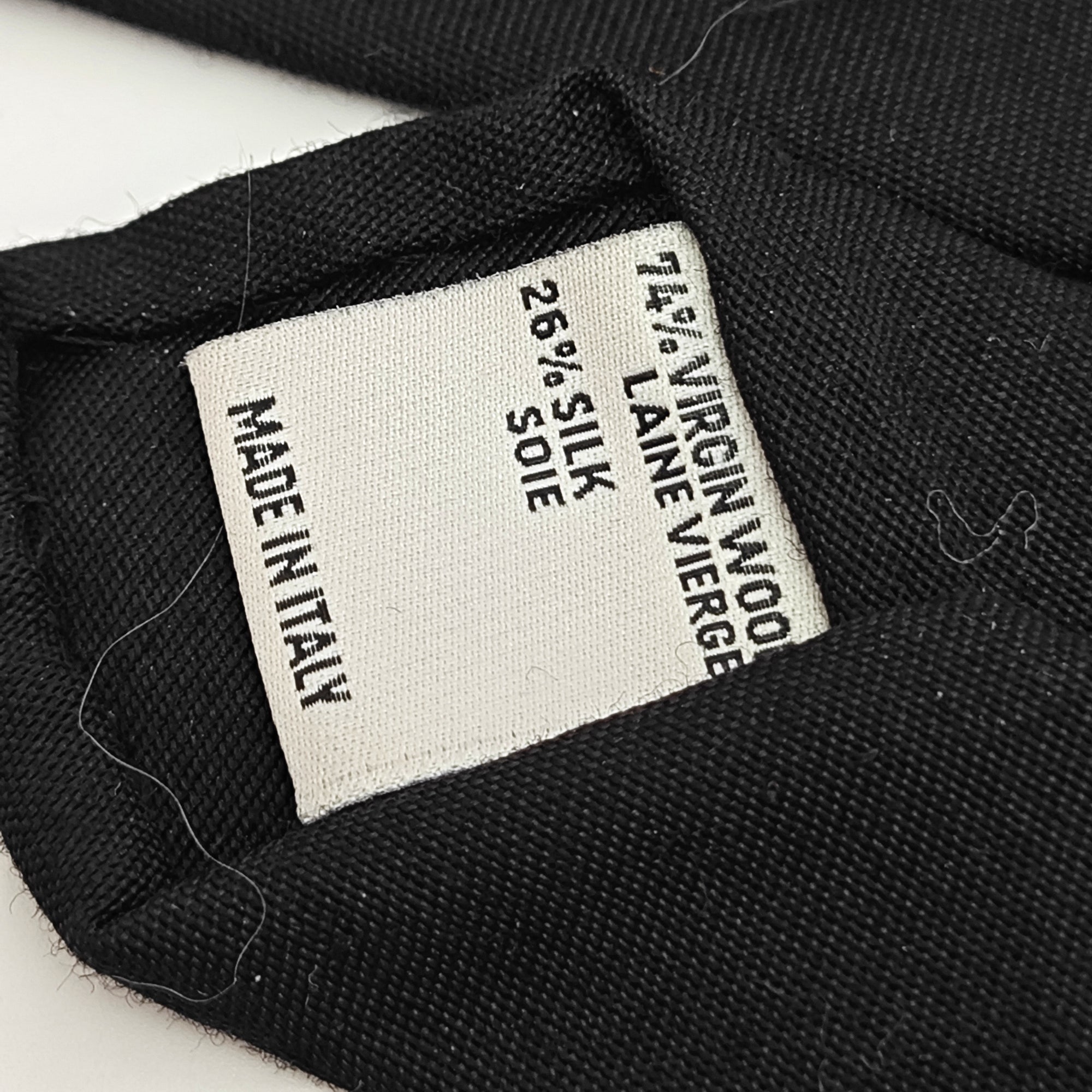 Wool Tie Black
