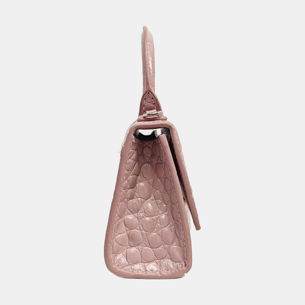 Hourglass Mini Calfskin Pink