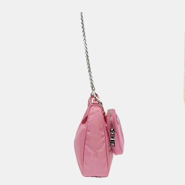 Authenticated pre-owned  Re-Edition2005 Nylon Pink - Shoulder Bag at Looply