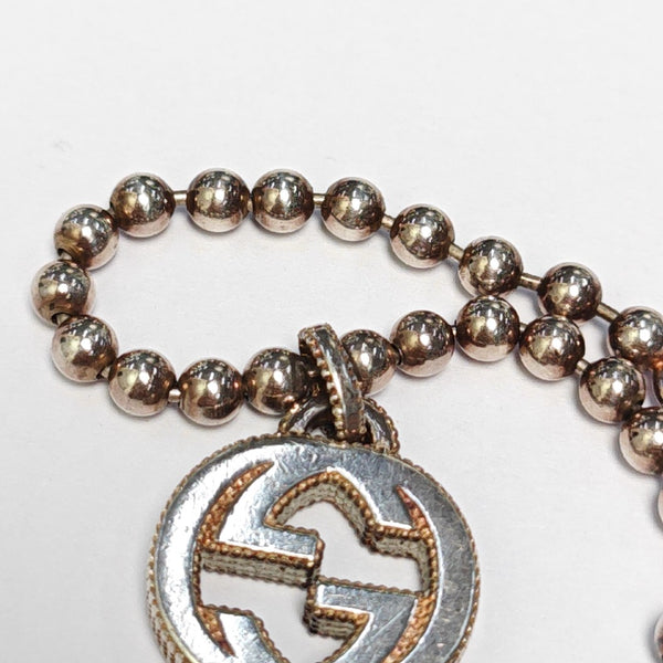 Interlocking G 925 Sterling Silver Bracelet