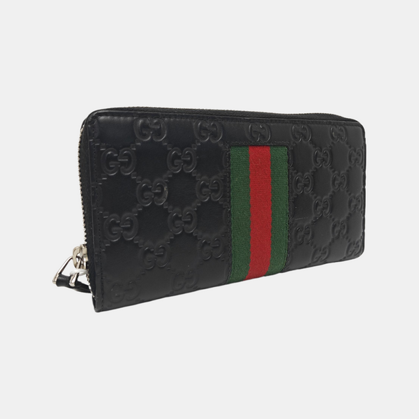 Monogram Calfskin Wallet Black