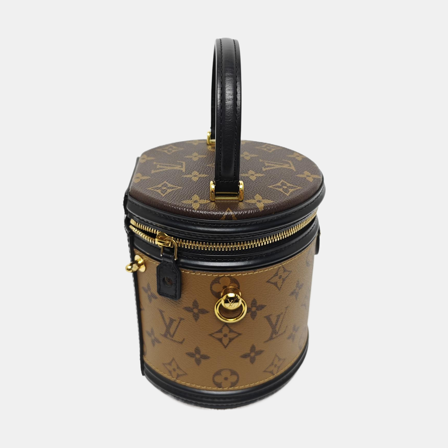 CANNES PM Monogram Coated Canvas Brown