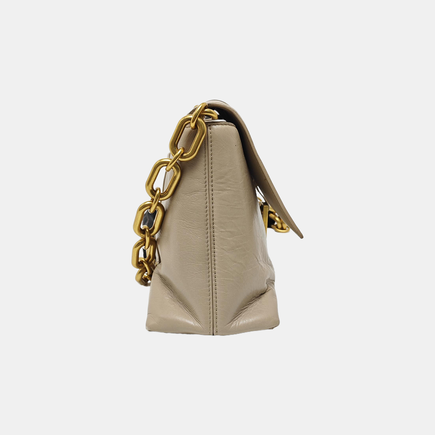 Downtown Small Calfskin Beige