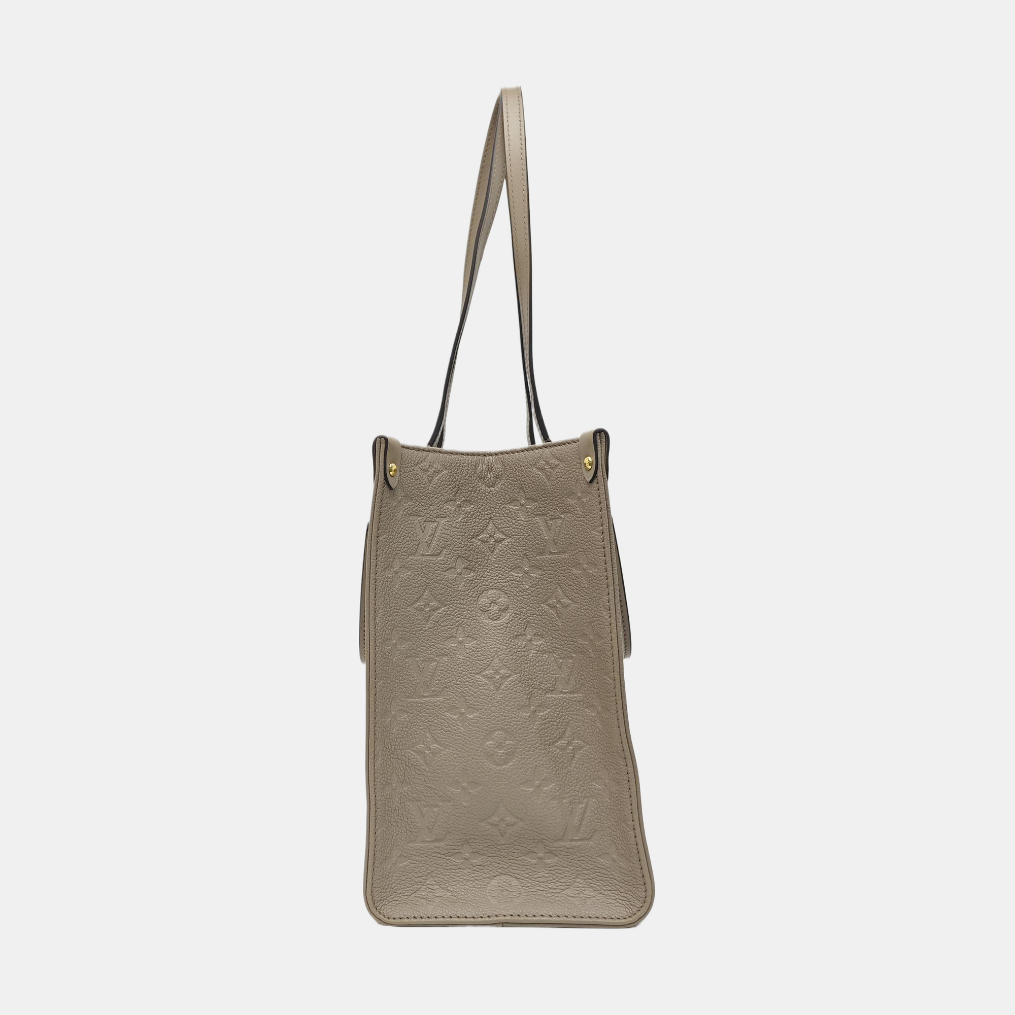 ONTHEGO MM Monogram Calfskin Gray