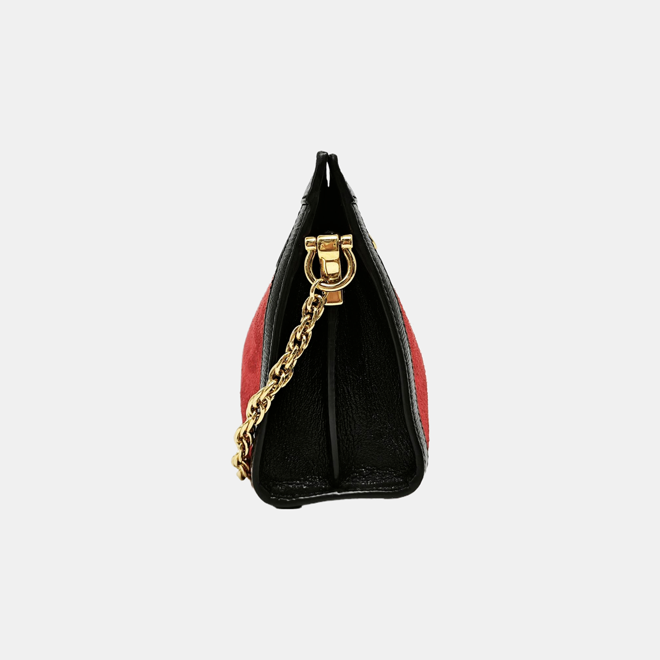 Ophidia Small Monogram Suede Red