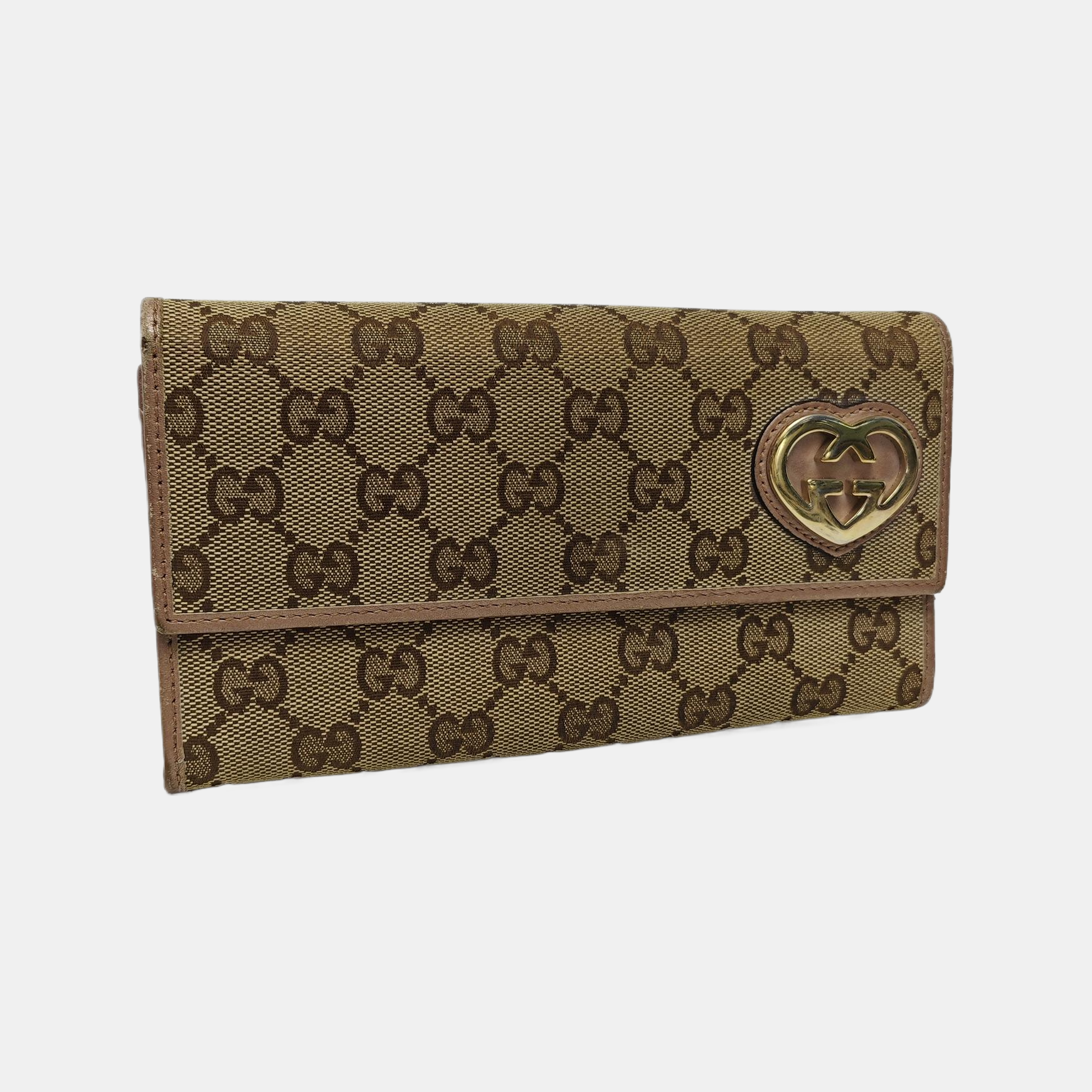 Lovely Monogram Canvas Beige Wallet