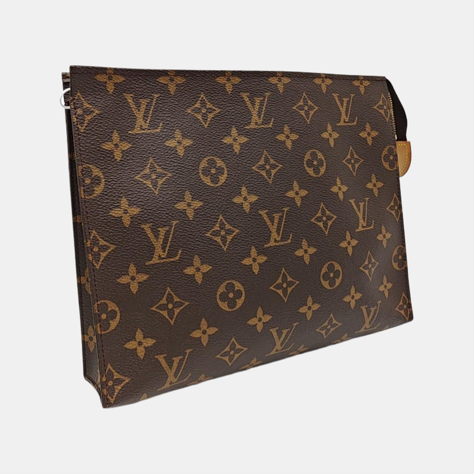 TOILET POCKET 26 Monogram Coated Canvas Brown