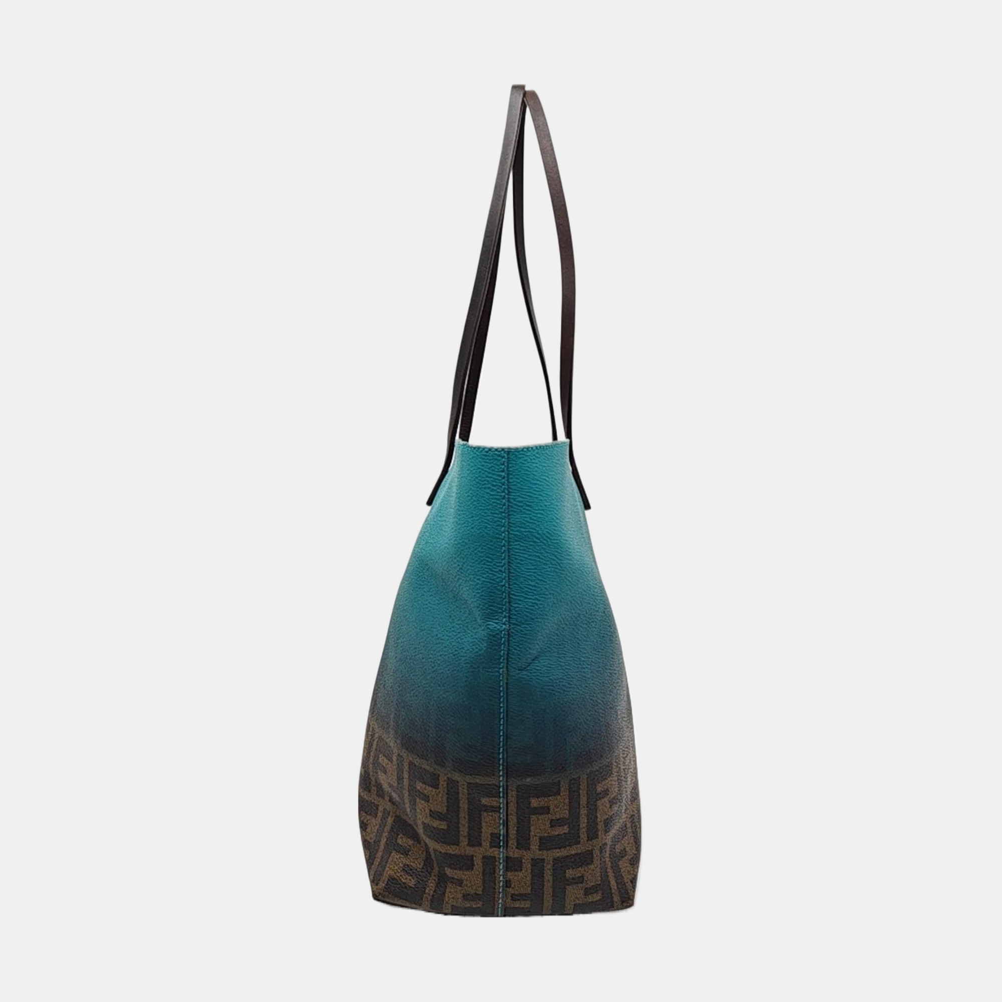 Coated Canvas Tote Bag Multicolor