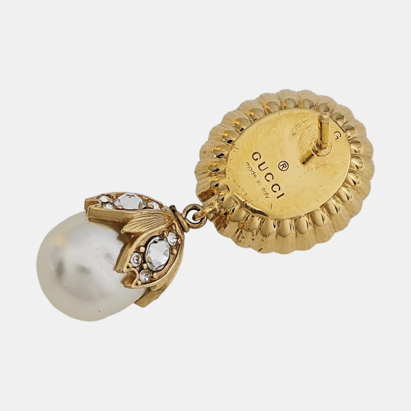 Metal Gold Stud Earrings