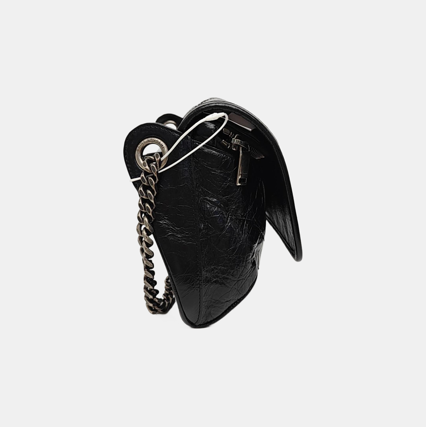 Calfskin Shoulder Bag Black