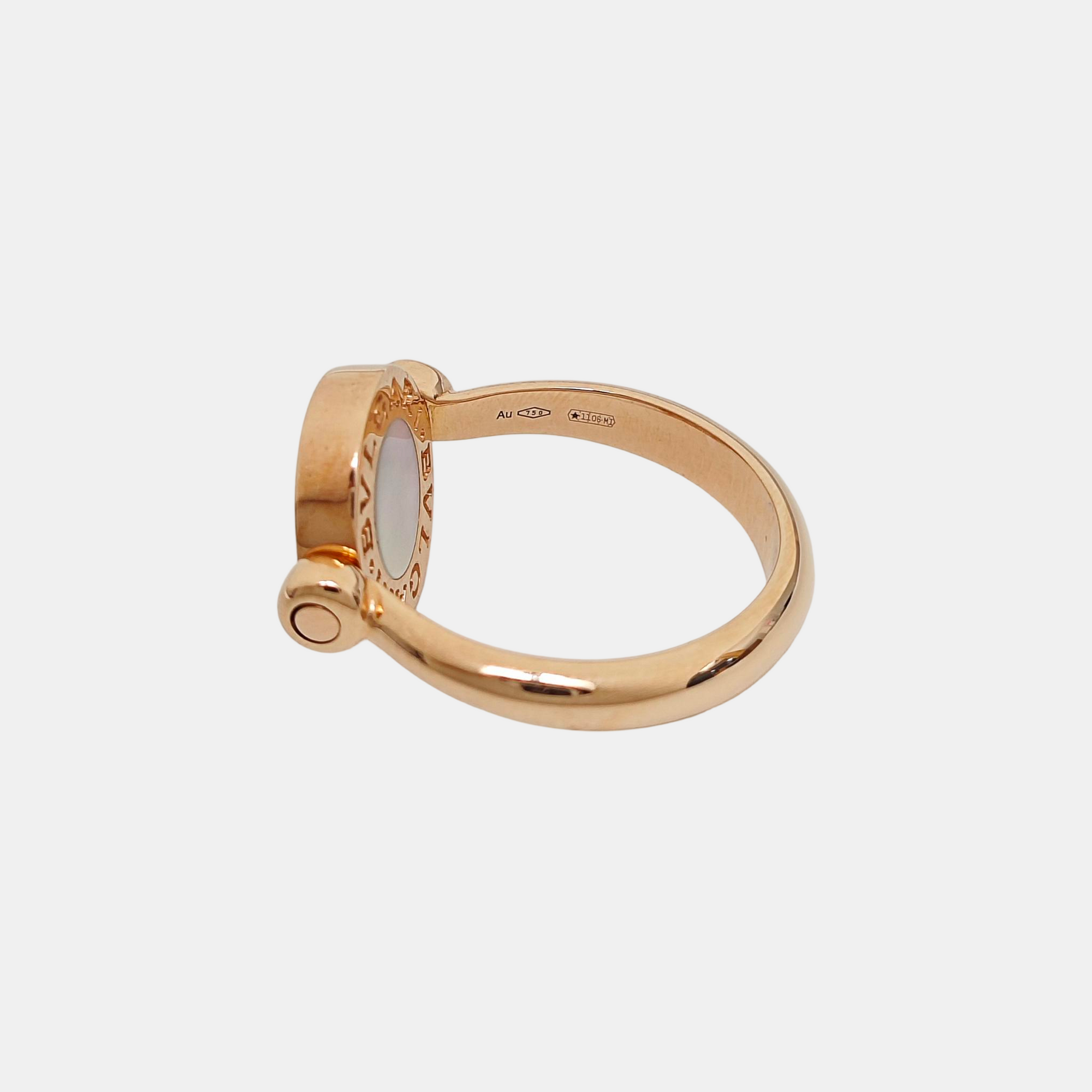 BVLGARI BVLGARI 18k Rose Gold Ring EU 52