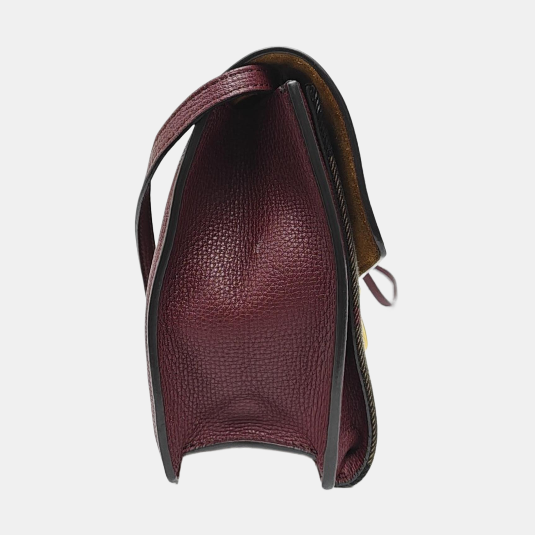 Authenticated pre-owned  Macken Small Patchwork Burgundy - Crossbody Bag at Looply