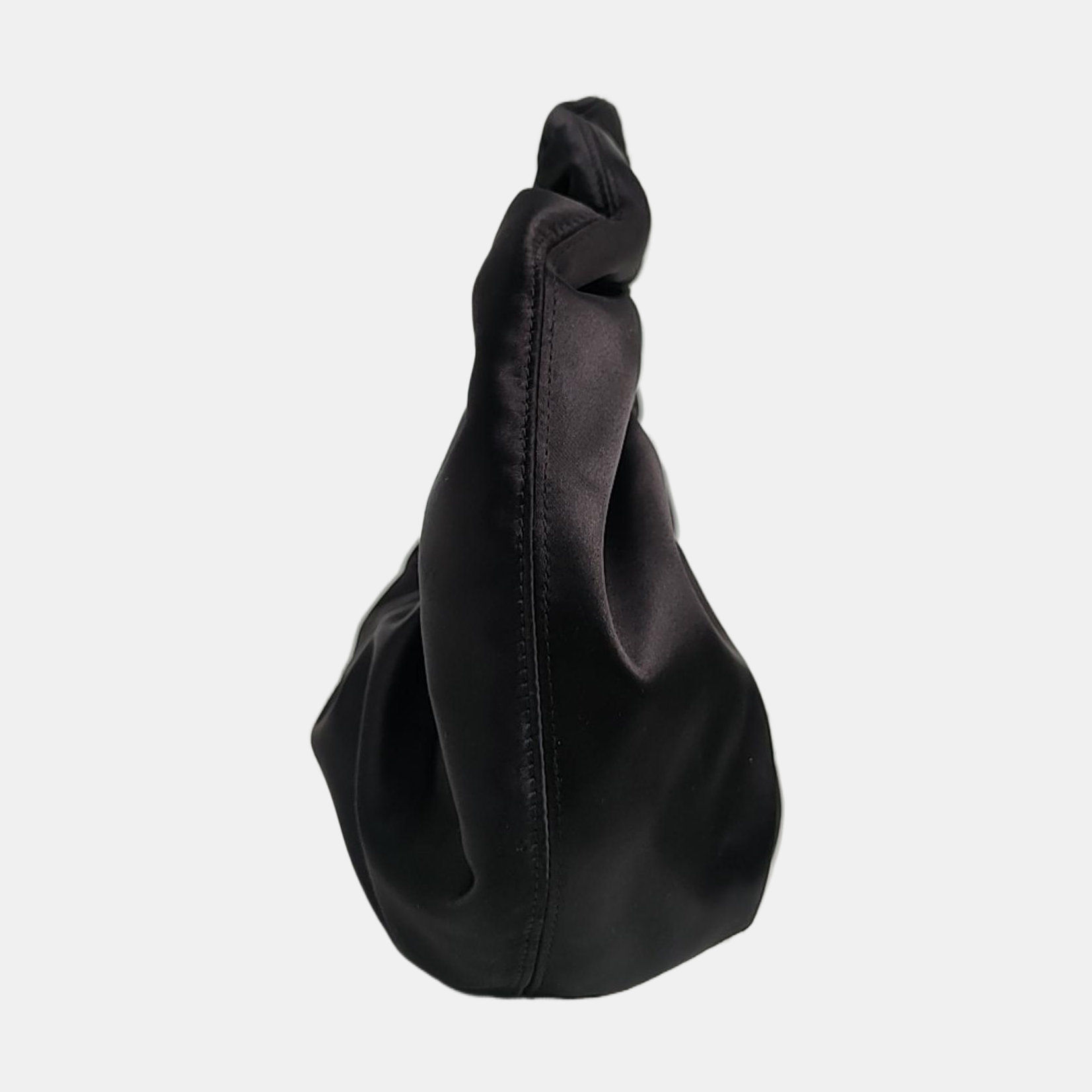 Fabric Top Handle Bag Small Black