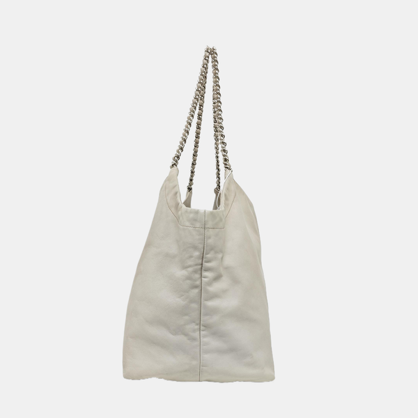 Calfskin Tote Bag Gray