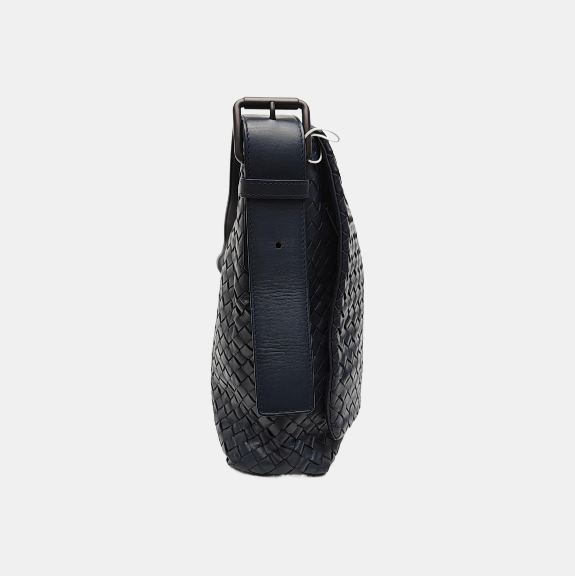 Calfskin Shoulder Bag Blue