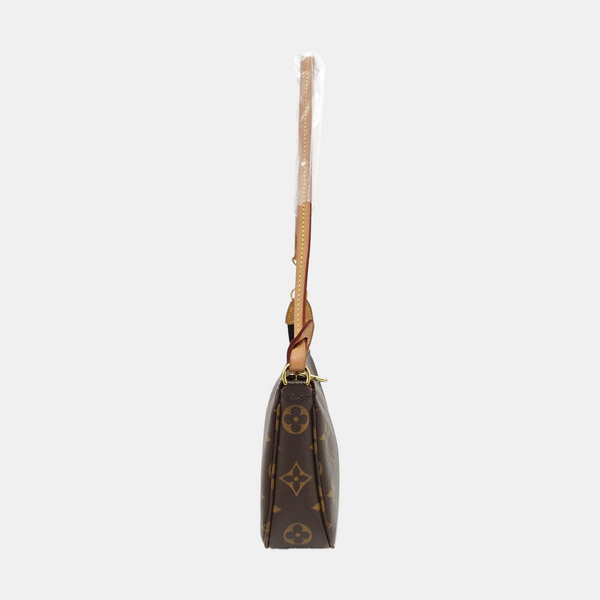 ACCESSOIRES GM Monogram Coated Canvas Brown