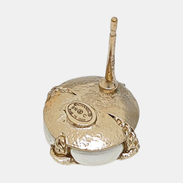 Metal Gold Stud Earrings