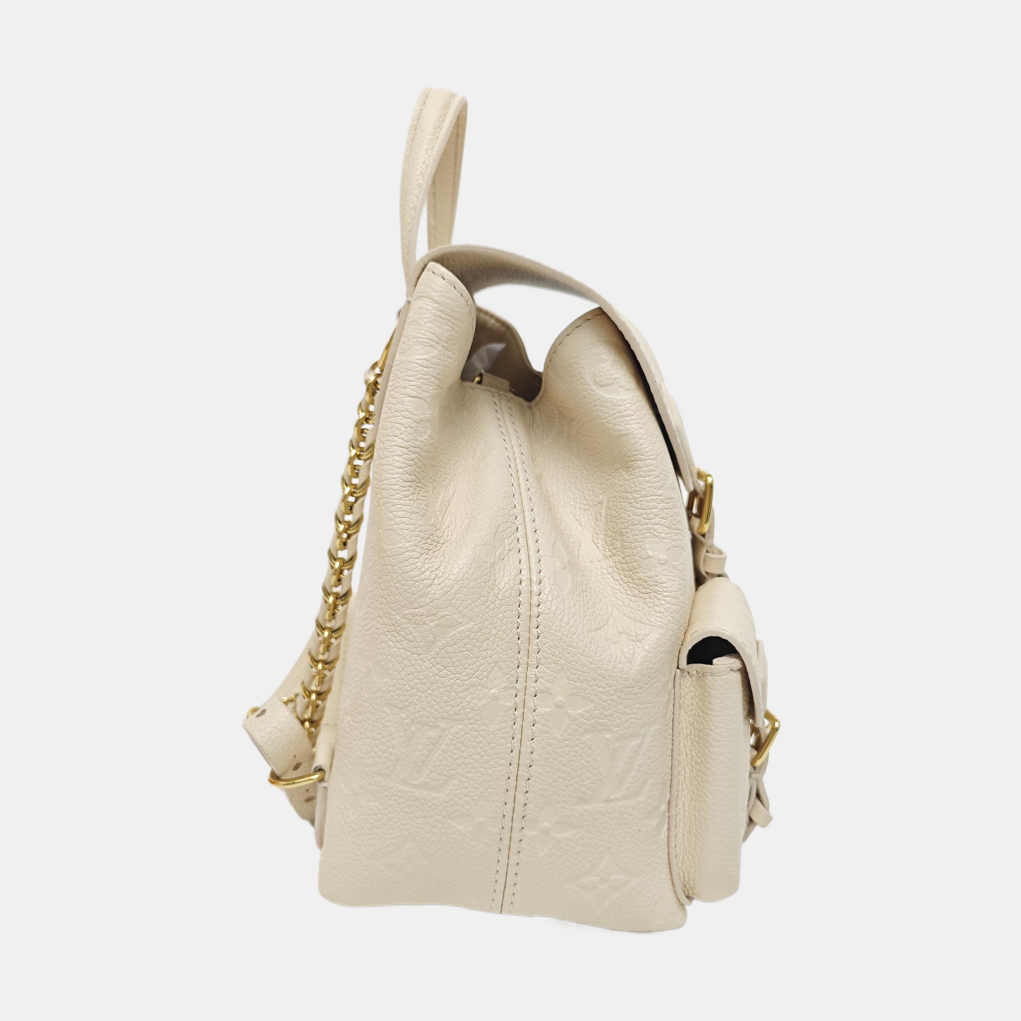 BACKUP Monogram Calfskin White