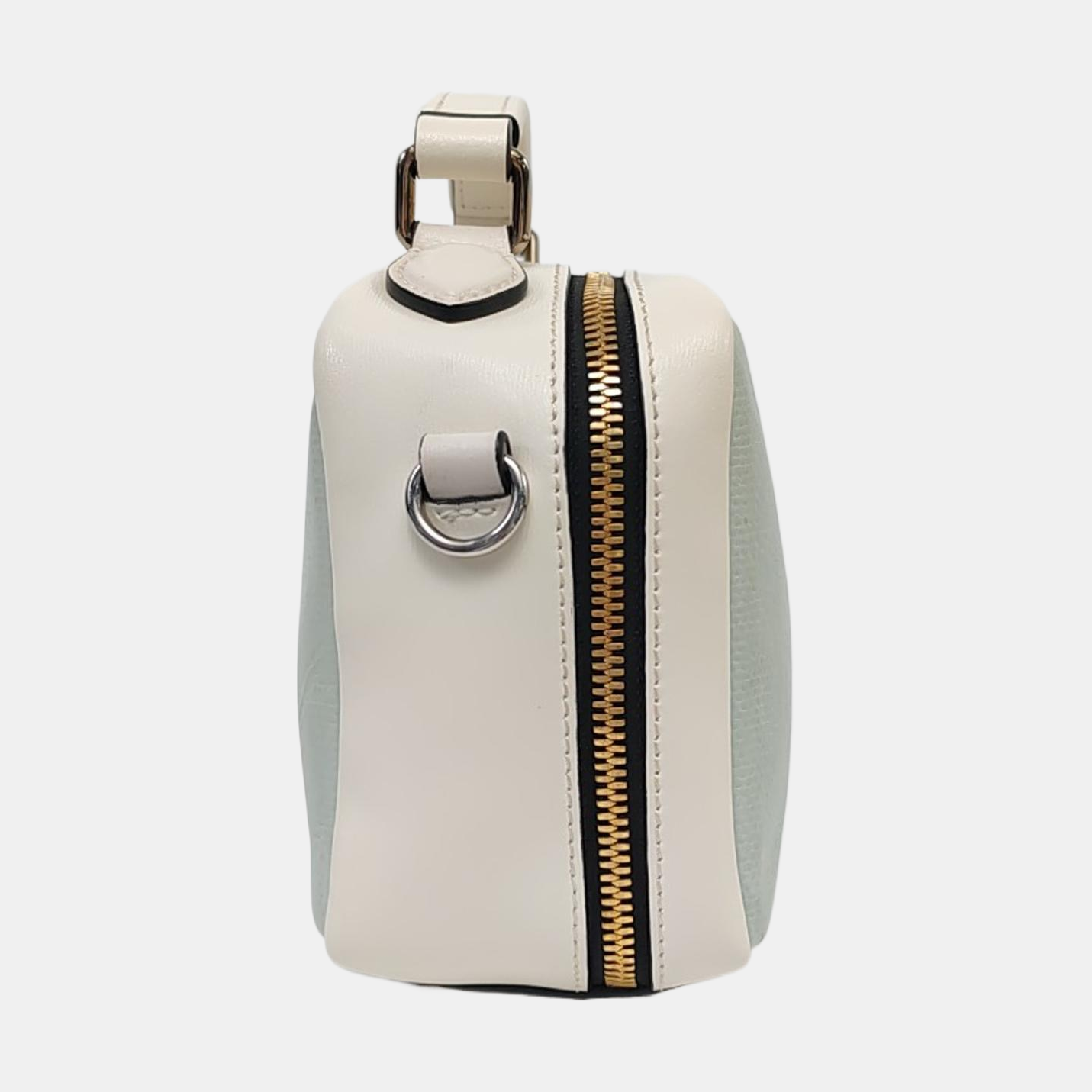 Leather Crossbody Bag Blue