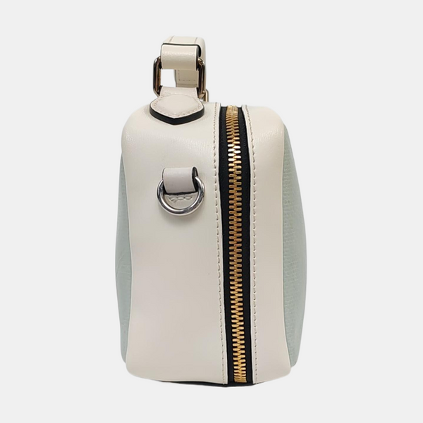 Leather Crossbody Bag Blue