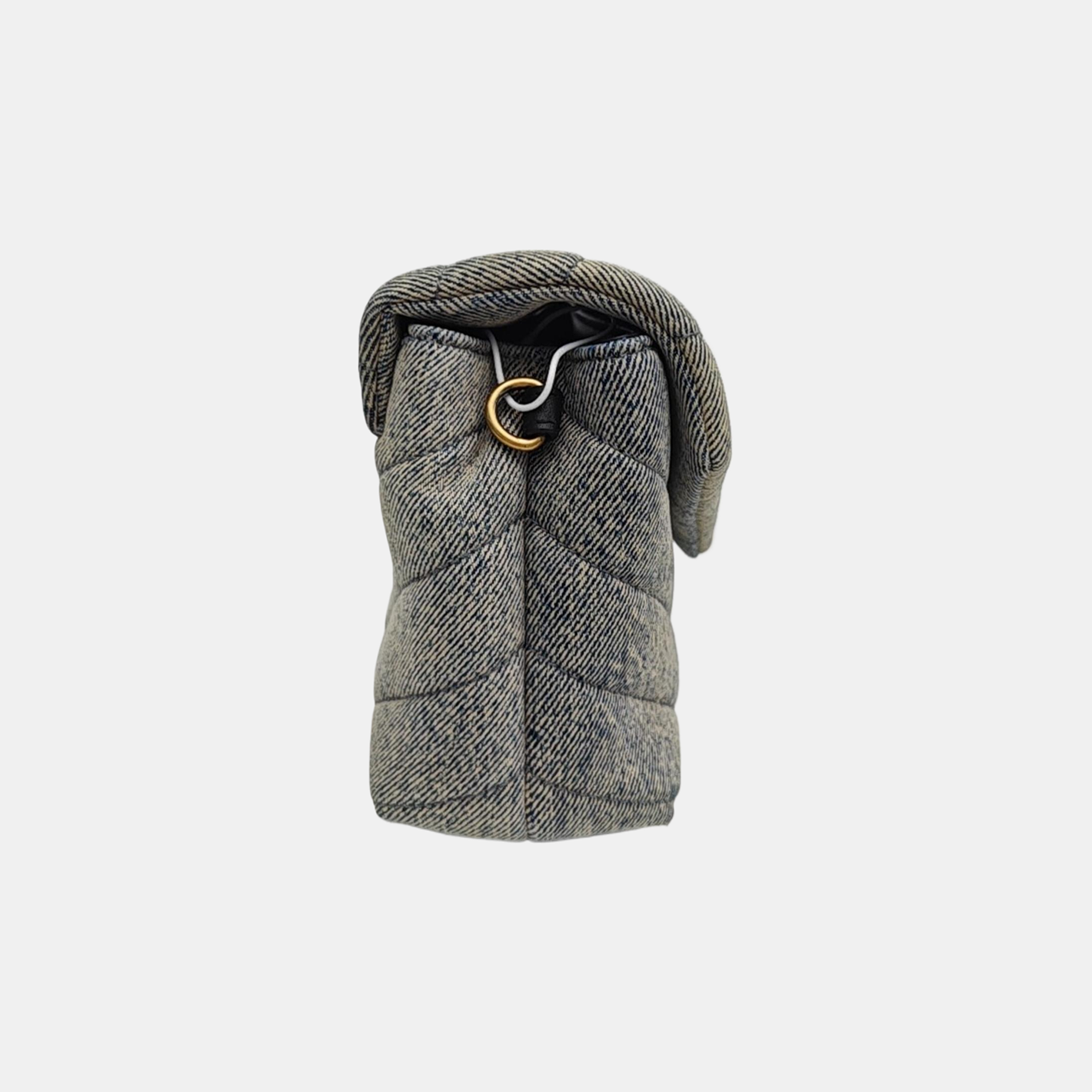 PUFFER Quilted Canvas Blue