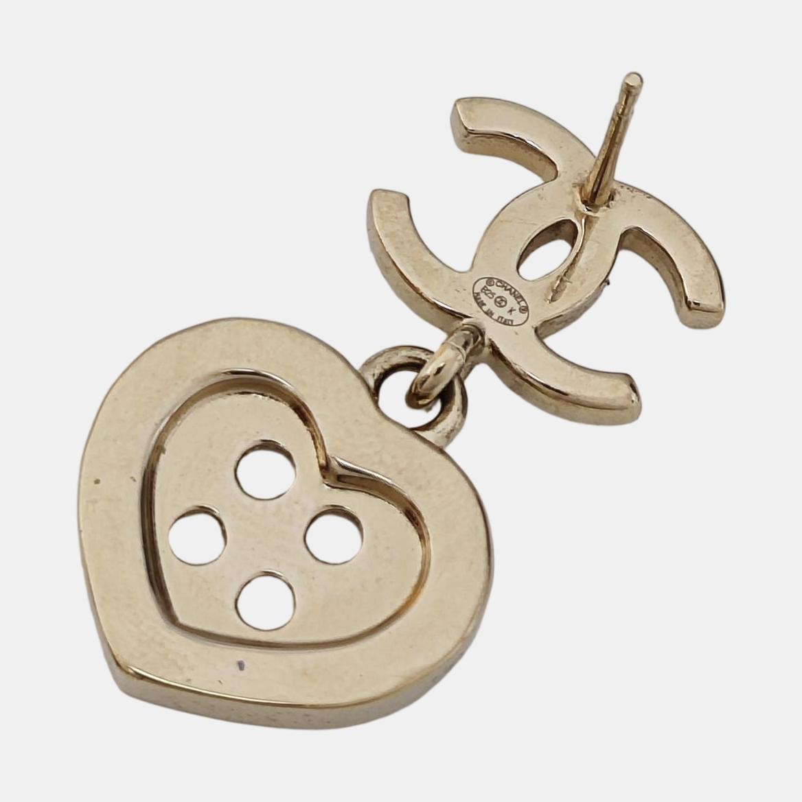 Metal Gold Stud Earrings