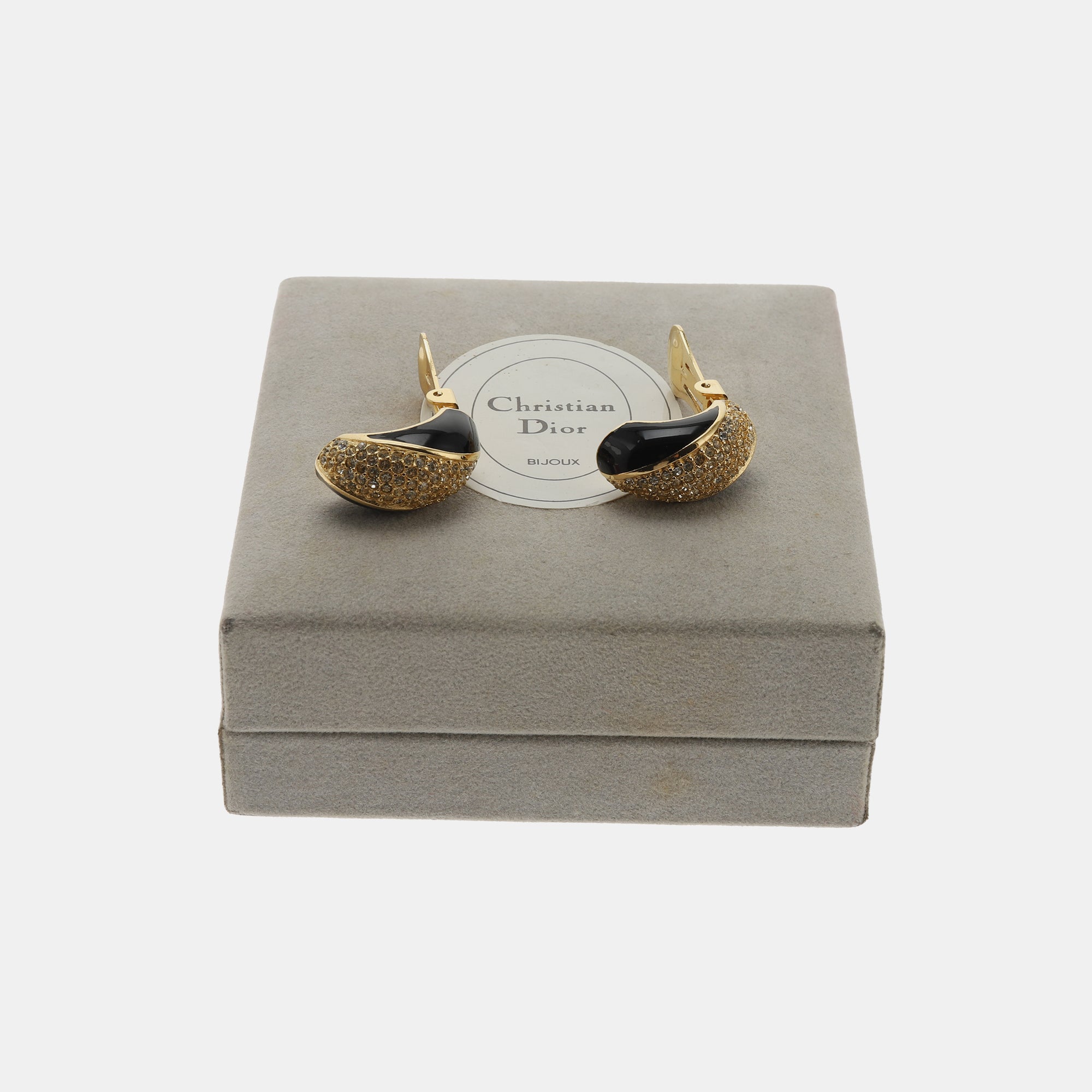 Metal Gold Clip On Earrings