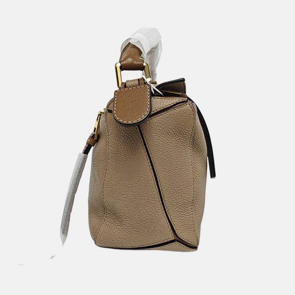 Puzzle Small Calfskin Beige