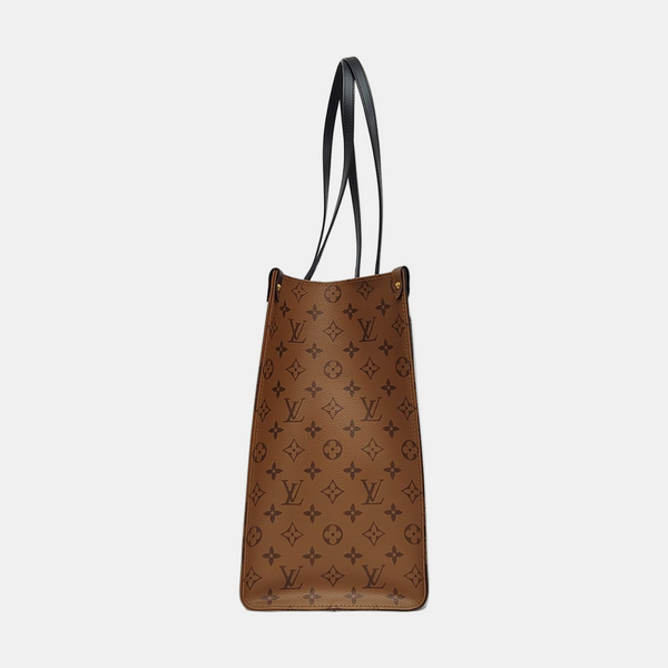 ONTHEGO GM Monogram Coated Canvas Brown