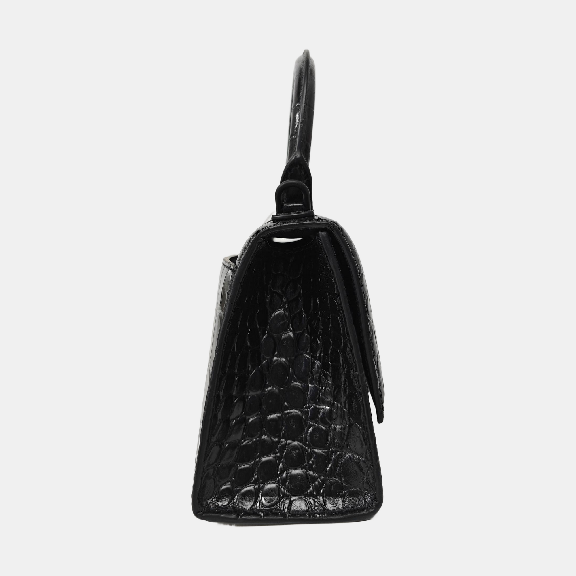Hourglass XS Calfskin Black