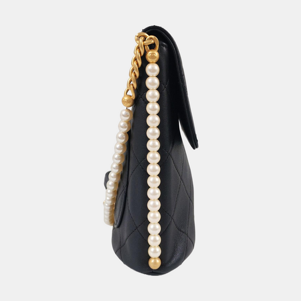 Quilted Calfskin Small Black