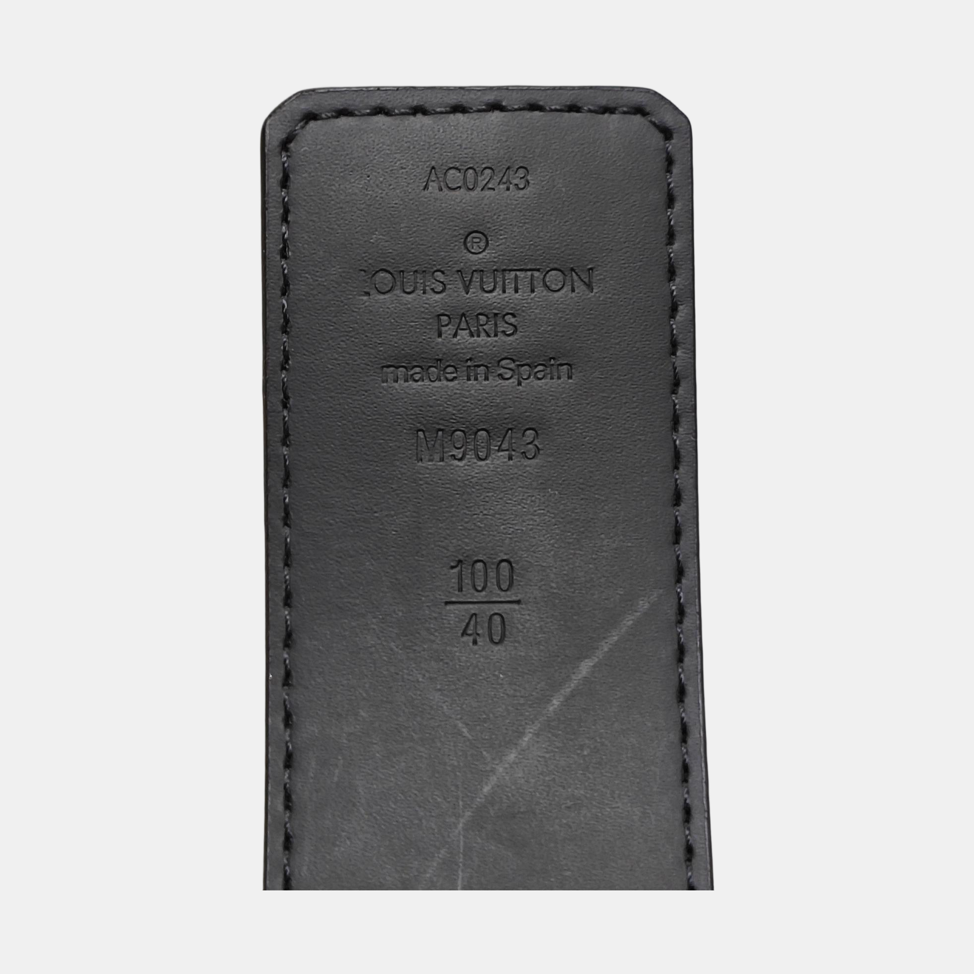 Coated Canvas Belt Black
